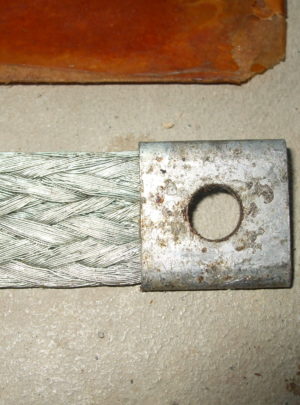 NOS Studebaker US6 Radio Bonding (Ground) Strap (1ea)