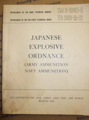 TM 9-1985-5, DOA TM, Japanese Explosive Ordnance (Army Ammunition/Navy Ammunition)