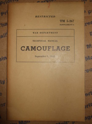 TM 5-267, WD TM, Camouflage, Supplément 4