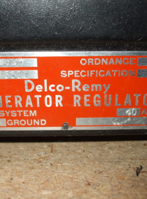 Delco Remy Generator Regulator 24v, 40a