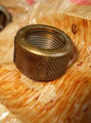 NOS Armored Vehicle Electrical Conduit Brass Nut for 1/4″ & 3/8″ Conduit (10ea)