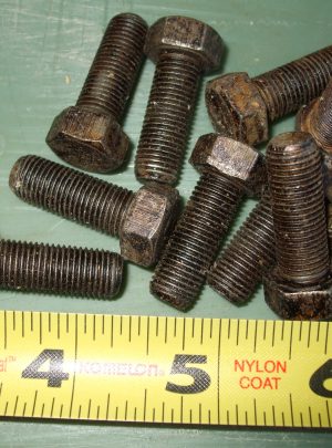 NOS WWII GMC Bolts 3/8″x24NFx1″ (10ea)