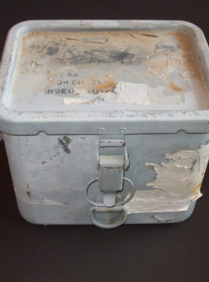 Used Navy Aluminum Signal (Flare) Container (1ea)