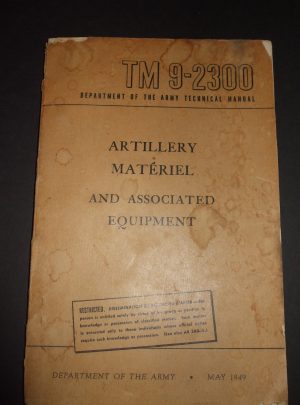 TM 9-2300, DOA TM, Artillery Materiel and Associated Equipment : 1949