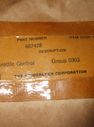 NOS Studebaker US6 Throttle Control (1ea)
