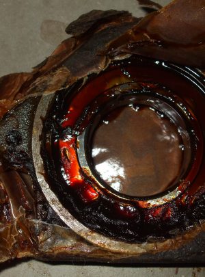 NOS White Halftrack Clutch Release Bearing and Retainer (1ea)