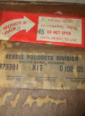 NOS Bendix “Hydro-Vac” Power Brake Cylinder Repair Kit (1ea)