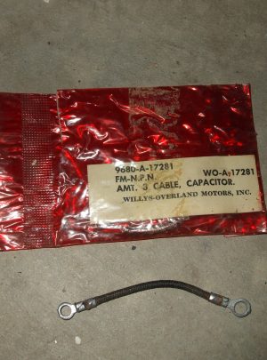 NOS GPW/MB Jeep Capacitor Cable (3ea)