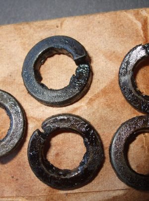 NOS MBT Trailer Spring Clip Heavy Lock-Washers (pack of 5ea)