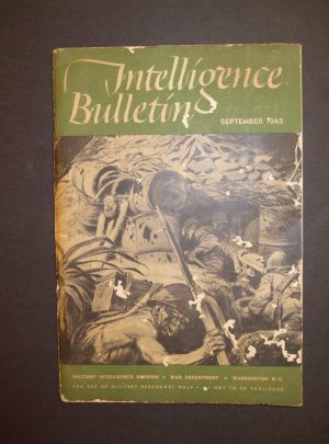 Intelligence Bulletin, Vol. III, No. 13, September 1945 : 1945