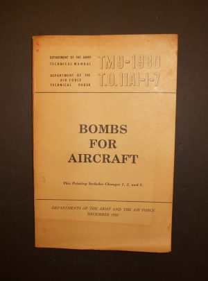 TM 9-1980, Department of the Army / Air Force Technical Manual, Bombs for Aircraft : 1950