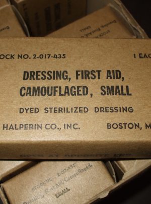 NOS Small, Camouflaged, Wound Dressing (1ea)