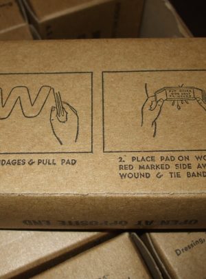 NOS Small, Camouflaged, Wound Dressing (1ea)