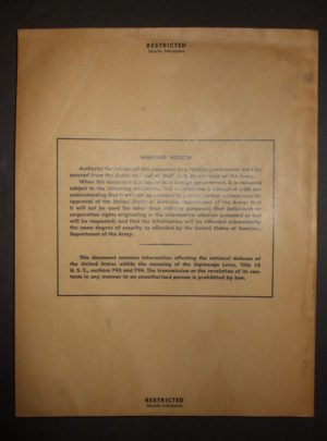 ORD 8 SNL G-501, DOA SC, Field and Depot Maint. Allowances for Truck, 2 1/2-Ton, 6×6 Amphibian (GMC, Model DUKW353) : 1952