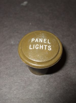 NOS Plastic Panel Lights Switch Knob (1ea)