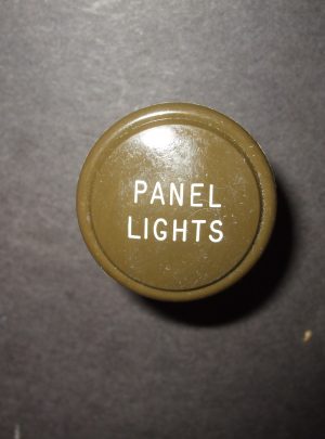 NOS Plastic Panel Lights Switch Knob (1ea)