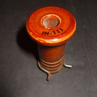 NOS WWII IN-111 Ceramic Antenna Lead Insulator (1ea)