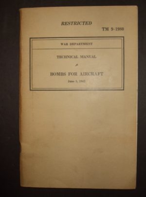 TM 9-1980, WD TM, Bombs for Aircraft : 1942