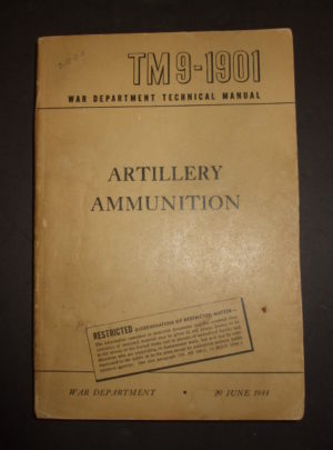 TM 9-1901, WD TM, Artillery Ammunition : 1944