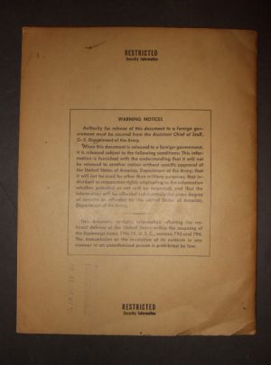 ORD 7 SNL G-102 VOL 5, DOA SC, Organizational Maintenance allowances for Carrier, 81-MM Mortar, Half-Track, M4 and M4A1 : 1952