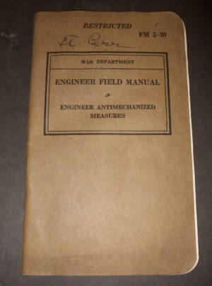 FM 5-30, WD, Engineer Field Manual, Engineer Antimechanized Measures : 1940