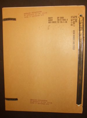 TM 9-1985-7, Department of the Army, Navy, Air Force; USSR Bombs and Fuzes : 1954