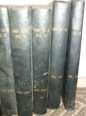 ORD 15-2, Army Service Forces Catalog, Ordnance Supply Catalog, Cross Reference List of Official Stock Numbers to Ordnance, Manufacturer & Reference numbers : 1944