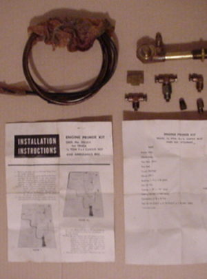 NOS Dodge M37 Winterization Fuel Primer Kit (1ea)