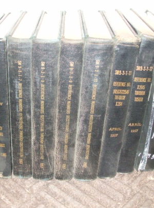 SM 9-3-1 Vol. 1-19, Department of the Army Supply Manual, Stock List of All Parts, Cross Reference of Reference Numbers : 1957