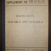 SUPPLEMENT to TM 11-620, War Department, Radio Sets SCR-608-A and SCR-628-A : 1944