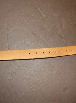 M37 Leather Cargo Paulin Roll-up Straps w/Clip (1ea)