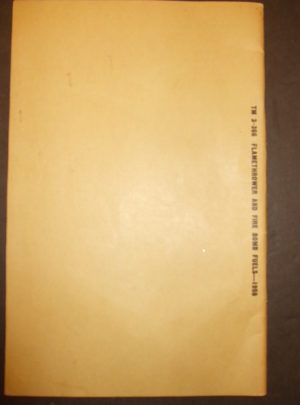 TM 3-366, Department of the Army Technical Manual, Flamethrower and Fire Bomb Fuels : 1958