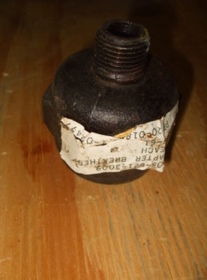 NOS 5-Ton Truck Continental Gas Engine Breather Adapter (1ea)