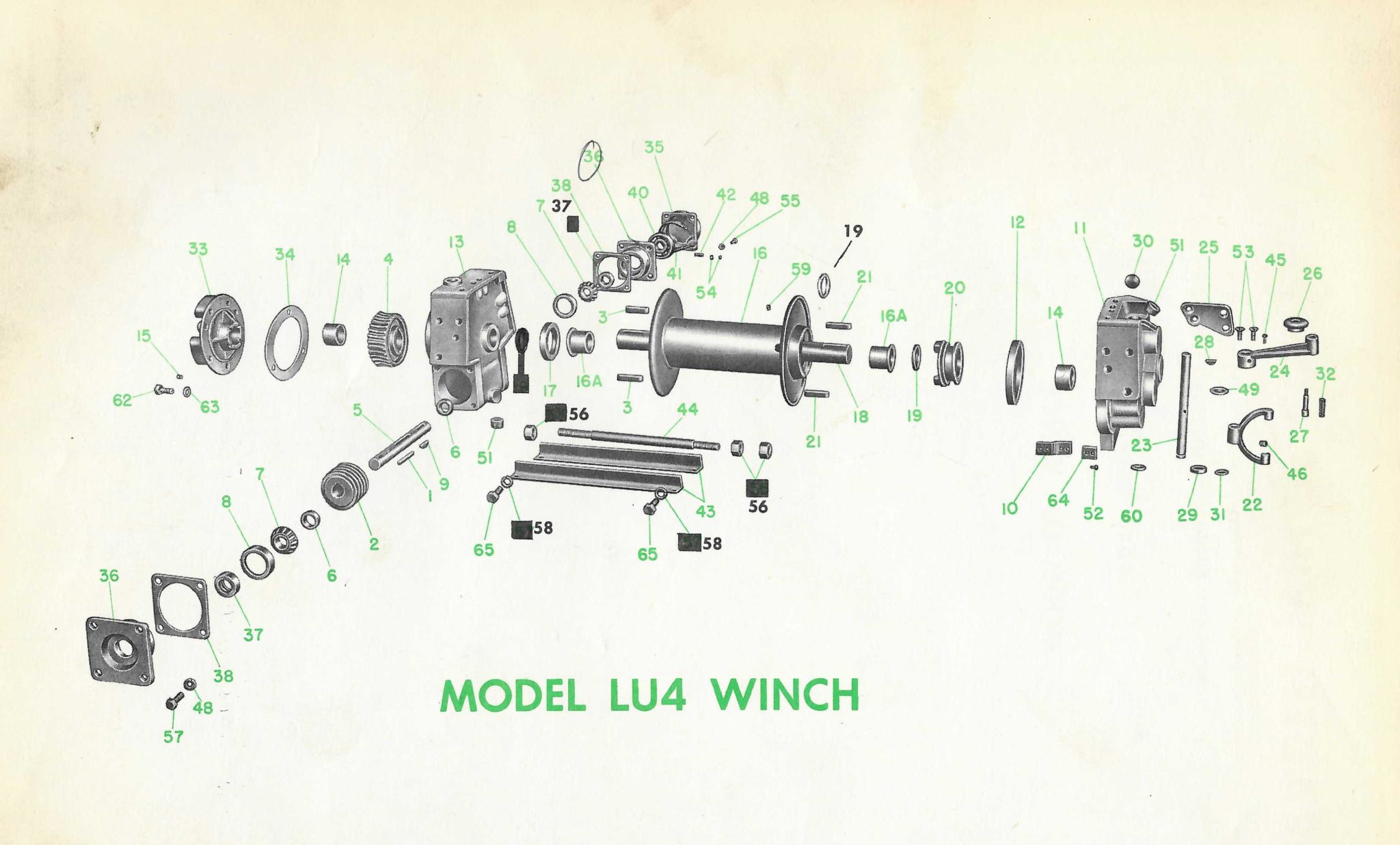 Braden Military Winches MU2 LU4