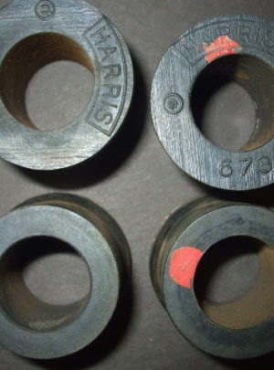 NOS Studebaker Weasel Rubber Roller Shaft Insulator (1ea)