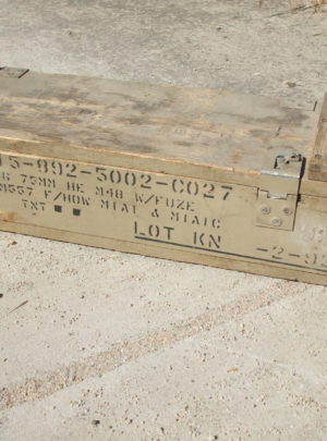 Used Ammo Crate for 75mm M1A1 Pack Howitzer (1ea)