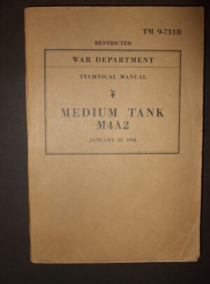 TM 9-731B, War Department Technical Manual, Medium Tank M4A2 : 1943