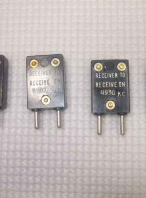 Used 4 pc Set of Receiving Crystals for the BC-611 SCR-536 Radio (4ea)