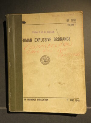 BuORD ORD PAM (OP) 1666 Vol. 1, Bureau of Ordnance Publication, OP 1666, Volume 1, German Explosive Ordnance [Bombs, Fuzes, Rockets, Land Mines, Grenades, Igniters] : 1946