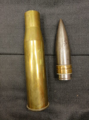 37-MM M16 Brass Shell Case & M63 H.E. Projectile (1ea) (INERT)